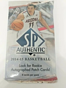 Pack of SP Authentic 2014-15 Basketball Cards - Picture 1 of 2