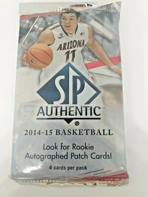 Pack of SP Authentic 2014-15 Basketball Cards - Image 1 of 2