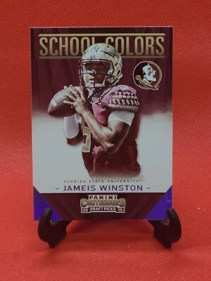 Jameis Winston RC 2015 Panini Contenders Draft Picks School Colors #2  - Image 1 of 3