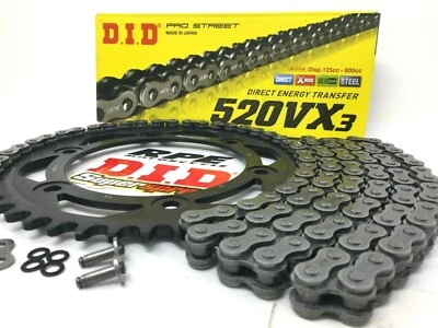 Kit de corrente e rodas dentadas Honda CBR600r 2007-25 DID VX3 525 Premium X-Ring - Imagem 1 de 4