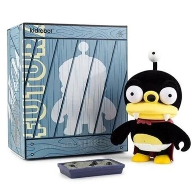 2018 Kidrobot Futurama SDCC Exclusive 6” Flocked Vinyl Nibbler W/ Litter Box NIB - Image 1 of 3