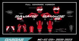 Graphic Kit Vinyl Wrap Decals Sticker motocross GASGAS MC 2024+ MX GAS PERTH - Picture 1 of 4