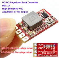 Adjustable DC-DC Buck Converter Power Supply Module 3A Step Down Module
