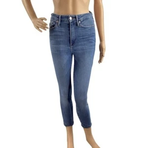 Good American Good Waist Skinny Jeans mittelblau Größe 6 / 28 - Bild 1 von 7