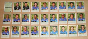ED.MUNDICROMO LE SCHEDE DEL CALCIO 2000/2001  VERONA  27  CARD  ORIGINALE !!!!!