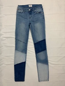 Hudson Girls Patchwork Skinny Jeans Denim Pants 16 - Picture 1 of 11