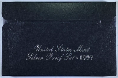 1997 S United States Mint Silver Proof Set - Original Box and COA - Image 1 of 4