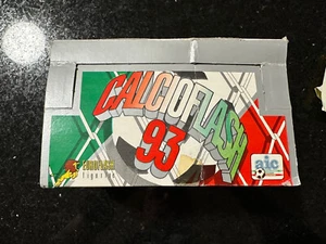 CALCIOFLASH 1993 SOCCER STICKERS Open Box 98 Sealed Packs football futbol - Picture 1 of 3