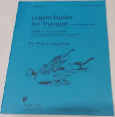 Legato Etudes for Trumpet (based on Concone Vocalises, op. 9) / Alan D. Roselieb - Image 1 of 3