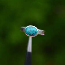 Natural Turquoise Gemstone 925 Sterling Silver Handmade Ring All Size SR1329