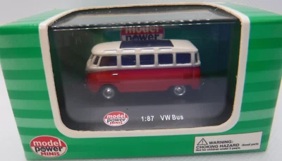 VW Bus Red 1:87 Die Cast Model Power Minis 102722DMT - Image 1 of 2