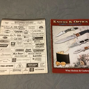 KNIVES & Optics Illustrated Magazine 1997 & Matthew’s Cutlery July 1986=good Con - Picture 1 of 7