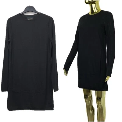 Zadig Voltaire Roma Merino Wool Long Sweater - Dress Rhinestones Skull Size S - Image 1 of 4