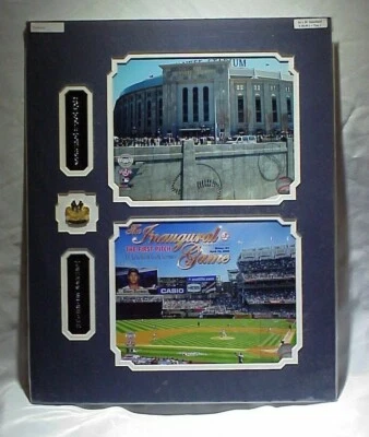 Yankees Stadium NYY The Inaugural Game 4/16/09 Photo & Name Plate & Pin 16x20  - Image 1 of 4