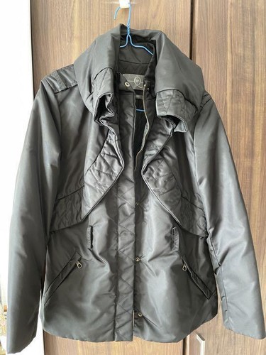 Maglione donna Alexander McQueen giacca esterna da donna nera taglia 38 nylon