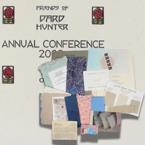 Dard Hunter Handmade Paper Samples 2002 Friends Keepsake Packet NAHP Papermakers - Picture 1 of 3