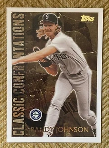 1996 Topps Baseball Classic Confrontations Insert RANDY JOHNSON #CC11 HOF - Picture 1 of 2