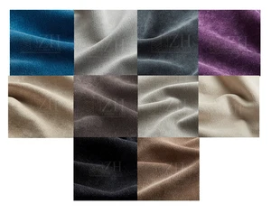 Premium Naples Velvet Upholstery Material Sofa Curtains Cushion Bed Throw Fabric - Picture 1 of 25