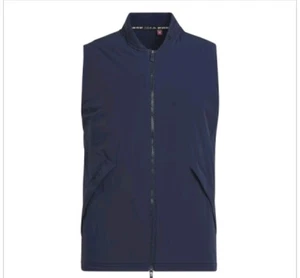 adidas Ultimate365 Tour Frostguard Full-Zip Padded Vest HZ3222 Navy Size XL NEW - Picture 1 of 4