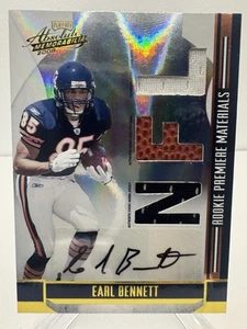 2008 Playoff Absolute Memorabilia Earl Bennett Rookie Auto /299 Chicago Bears - Bild 1 von 5