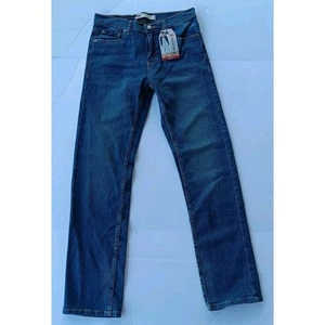 LEVI'S 502 Straight Regular Jeans Taper 29x31 Medium Wash Size 18 - Picture 1 of 14