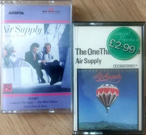 2 x AIR SUPPLY Albums: THE ONE THAT YOU LOVE, HEARTS IN MOTION - Picture 1 of 3