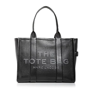 Nuevo con etiquetas Bolso de Mano Marc Jacobs Para Mujer The Leather Grande, Negro, OS - Imagen 1 de 4
