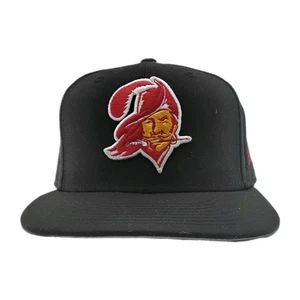 Tampa Bay Buccaneers Hat Fitted 7 3/8 Black New Era 59FIFTY Throwback Style Cap - Picture 1 of 7