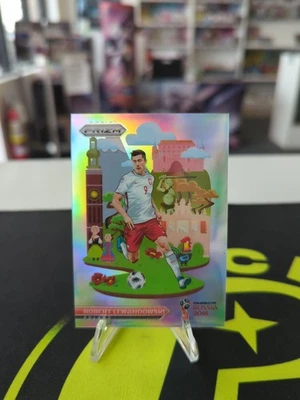 2018 World Cup Prizm Soccer ROBERT LEWANDOWSKI #17 National Landmarks  - Image 1 of 2