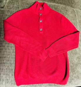 JERSEY HOMBRE DE BANANA REPUBLIC COLOR ROJO TALLA MEDIANA USADO UNA VEZ. - Imagen 1 de 2
