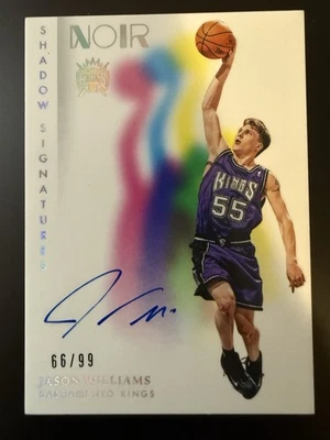 ☄️2023-24 Panini Shadow Signatures JASON WILLIAMS en tarjeta AUTO/99 HOF NBA Kings Foto 1 de 2