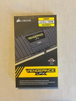Corsair Vengeance LPX DDR4 RAM 32GB (2x16GB) 3600MHz Memory (Pre-Owned) - Image 1 of 3
