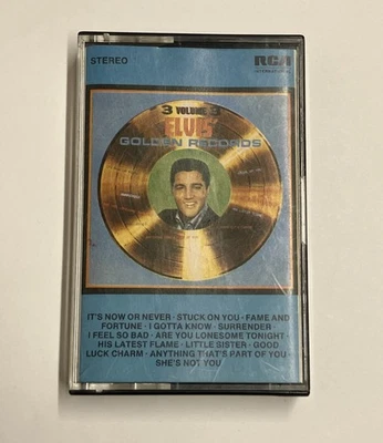 Elvis Presley - Elvis Golden Records Vol 3 - RCA Cassette Reissue UK 1990 - Image 1 of 4