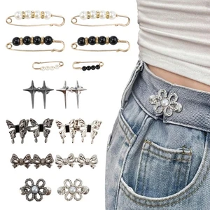 14 Set Hosen Taillenspanner Knöpfe für Jeans, Jeansknöpfe für lose Jeans B... - Bild 1 von 7