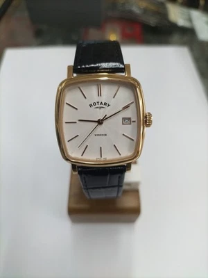 RELOJ DE VESTIR GIRATORIO PARA HOMBRE GS05309/01 WINDSOR CHAPADO EN ORO CORREA DE CUERO NEGRO, Foto 1 de 4