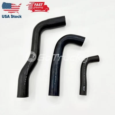 3x Hose IN OUT ByPass Water For Isuzu NRR NPR NPR-HD NQR 4HK1 5.2L 07-10 - Image 1 of 4