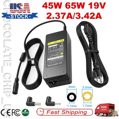 Laptop AC Adapter Charger For Acer Aspire One V3 V5 V7 V 3 5 7 E11 E14 E15 E17 - Image 1 of 4