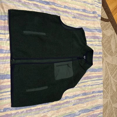 Colete JOS Joseph A verde banco 3xL zíper completo com bolso extra com zíper na frente - Imagem 1 de 4