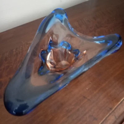 1970s Cobalt Blue MURANO BOWL/ASHTRAY - Image 1 of 2