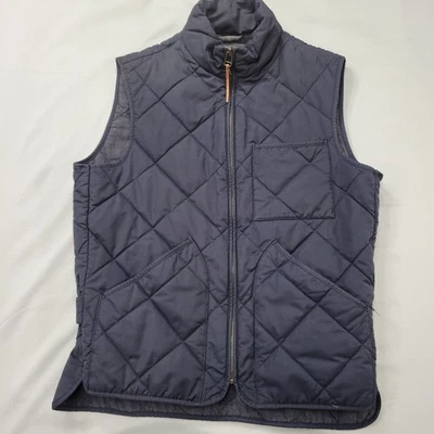 J.Crew Men’s Small Quilted Primaloft Vest Military Utility Outerwear Insulated - Image 1 of 4