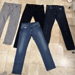 4 Stück Levi's 511 Skinny Fit Jeans schwarz grau blau & dunkelblau Herren 31x30 - Bild 1 von 15
