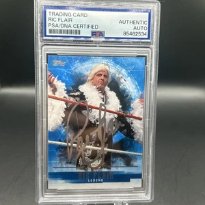 RIC FLAIR 2017 Topps WWE handsignierte PSA Authentic Trading Card - Bild 1 von 2