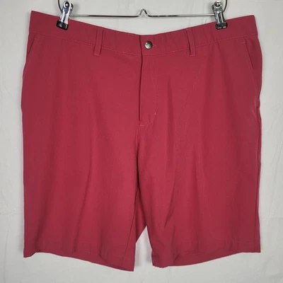 Adidas Ultimate 365 Performance Golf Shorts Mens 38 Pink Heather 9'' Inseam - Image 1 of 4
