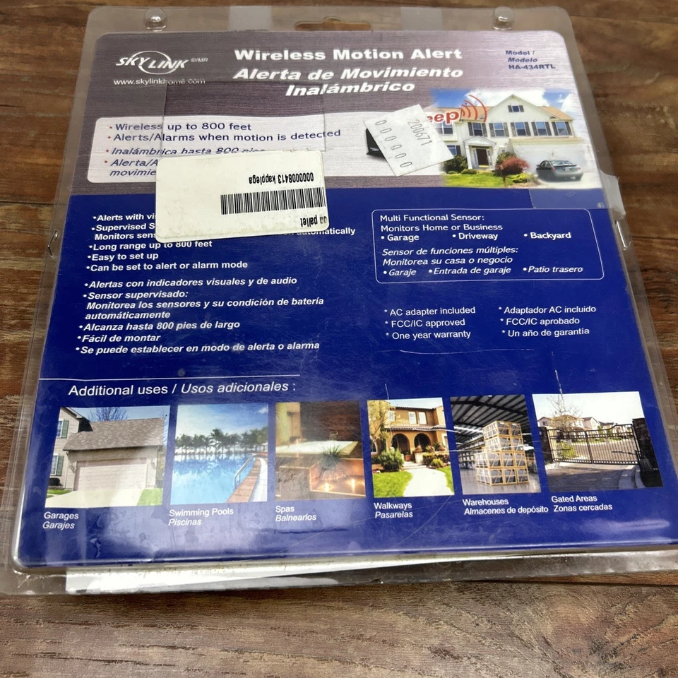 Skylink Long Range 800ft Household Alert Motion Alert Set (HA-434RTL) in Box - Image 1 of 4