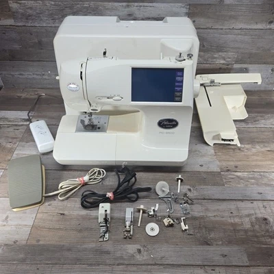 Brother Pacesetter Pc 8500 Sewing Machine W/extras - Image 1 of 4