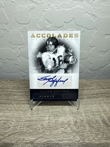2012 Panini Playbook Frank Gifford Accolades Auto /49 #11 New York Giants - Picture 1 of 1