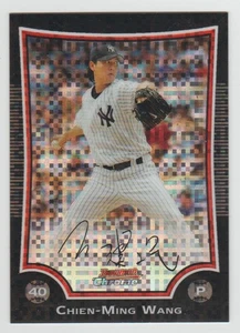CHIEN-MING WANG 2009 Bowman Chrome XFRACTOR #5 SP #032/250 SSP World Champ /250 - Picture 1 of 2