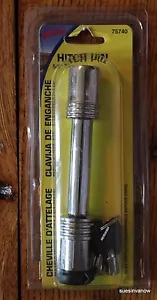 Hitch Pin Lock Plated Steel 5/8" Diameter For Class III-IV Hitches Tubular Key - Picture 1 of 1