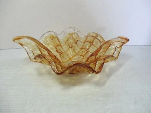 MURANO mundgeblasene Braunglas Herzstück Schale - Vetro Eseguito  - Bild 1 von 12