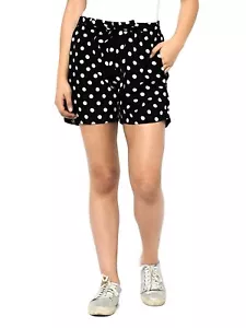 Pantalones cortos para mujer cintura elástica niñas damas pantalones cortos salón de verano playa - Imagen 1 de 123